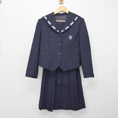 【中古】長崎県 長崎女子高等学校 女子制服 2点（セーラー服・スカート）sf029858