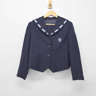 【中古】長崎県 長崎女子高等学校 女子制服 2点（セーラー服・スカート）sf029858