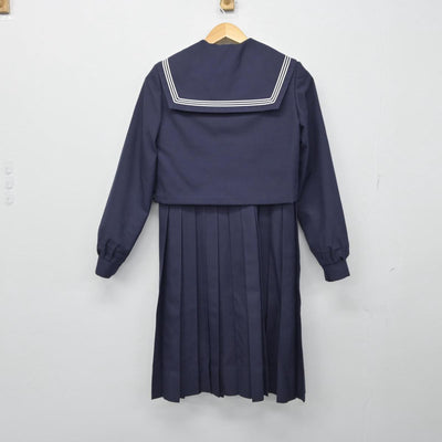 【中古】福岡県 長尾中学校/旧制服 女子制服 2点（セーラー服・ジャンパースカート）sf029862