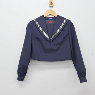 【中古】福岡県 長尾中学校/旧制服 女子制服 2点（セーラー服・ジャンパースカート）sf029862