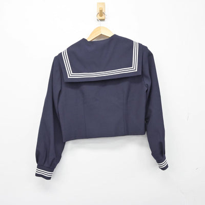 【中古】埼玉県 本庄高等学校 女子制服 3点（セーラー服・スカート）sf029863