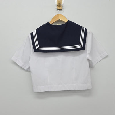 【中古】埼玉県 本庄高等学校 女子制服 2点（セーラー服・スカート）sf029865