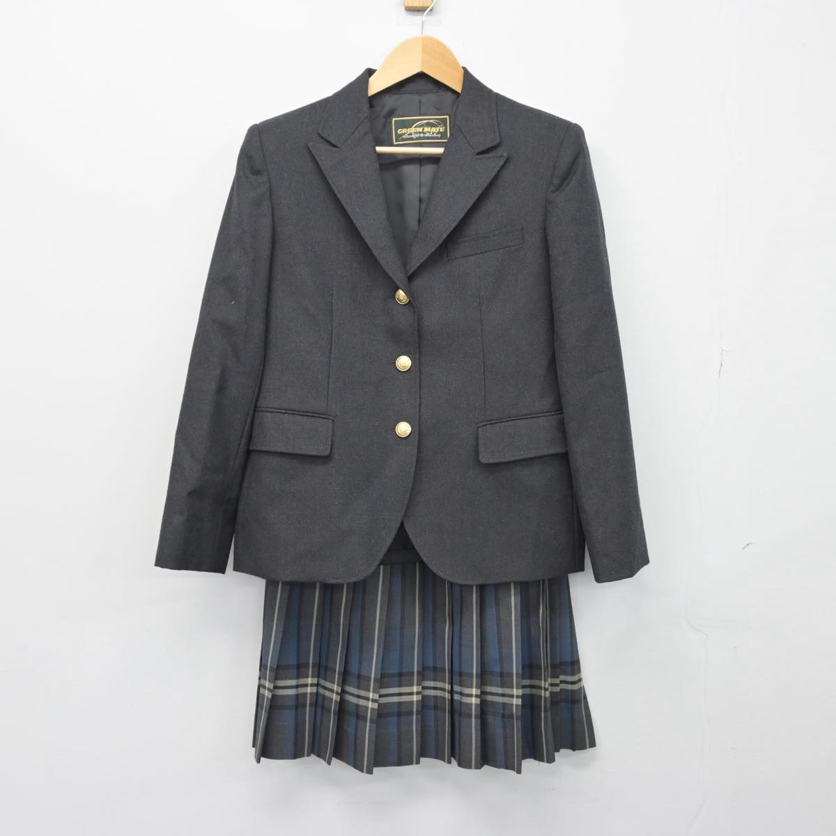 【中古】東京都 三田高等学校 女子制服 2点（ブレザー・スカート）sf029868