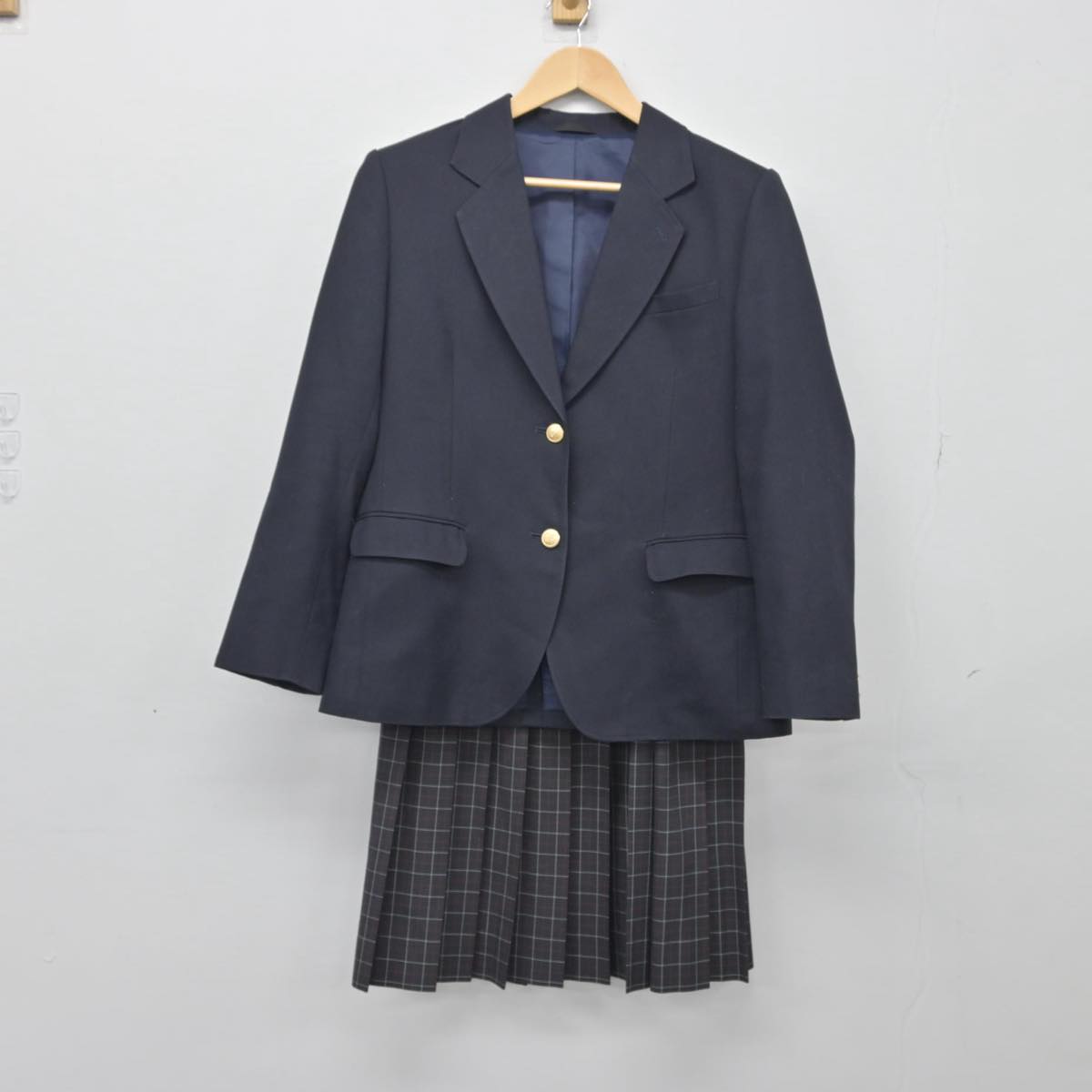 【中古】東京都 堀船中学校 女子制服 2点（ブレザー・スカート）sf029872