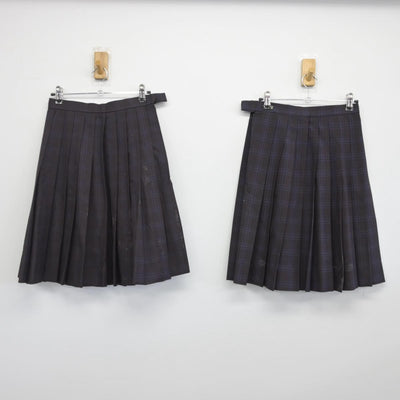 【中古】愛知県 岩倉総合高等学校 女子制服 4点（ブレザー・スカート・スカート）sf029888