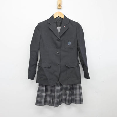 【中古】東京都 武蔵野高等学校 女子制服 4点（ブレザー・スカート）sf029889