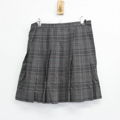 【中古】東京都 武蔵野高等学校 女子制服 2点（スカート・スカート）sf029890