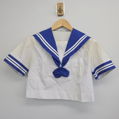 【中古】熊本県 託麻中学校 女子制服 3点（セーラー服・スカート）sf029893
