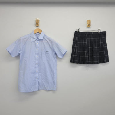 【中古】神奈川県 相模原青陵高等学校 女子制服 2点（シャツ・スカート）sf029899