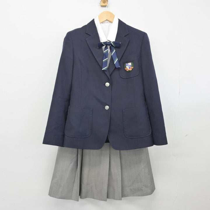 中古】福岡県 玄界高等学校 女子制服 5点（ブレザー・シャツ