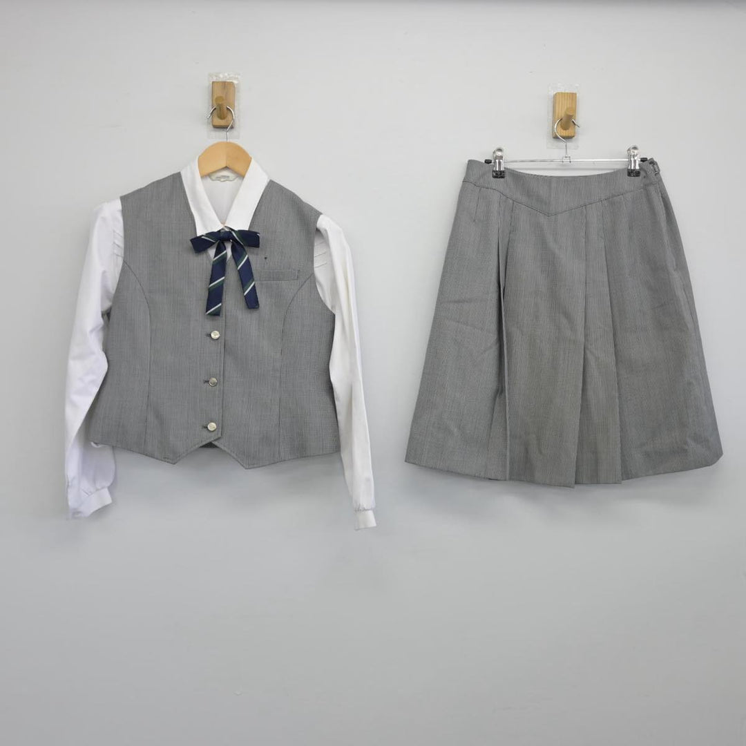 中古】福岡県 玄界高等学校 女子制服 5点（ブレザー・シャツ
