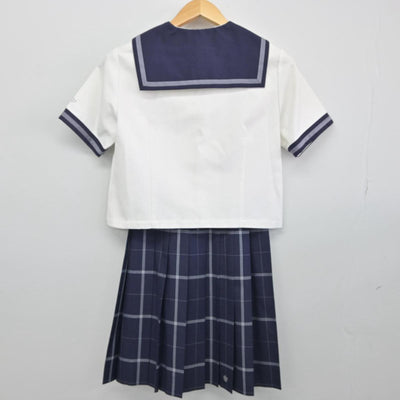 【中古】東京都 武蔵野大学高等学校 女子制服 3点（セーラー服・スカート）sf029936