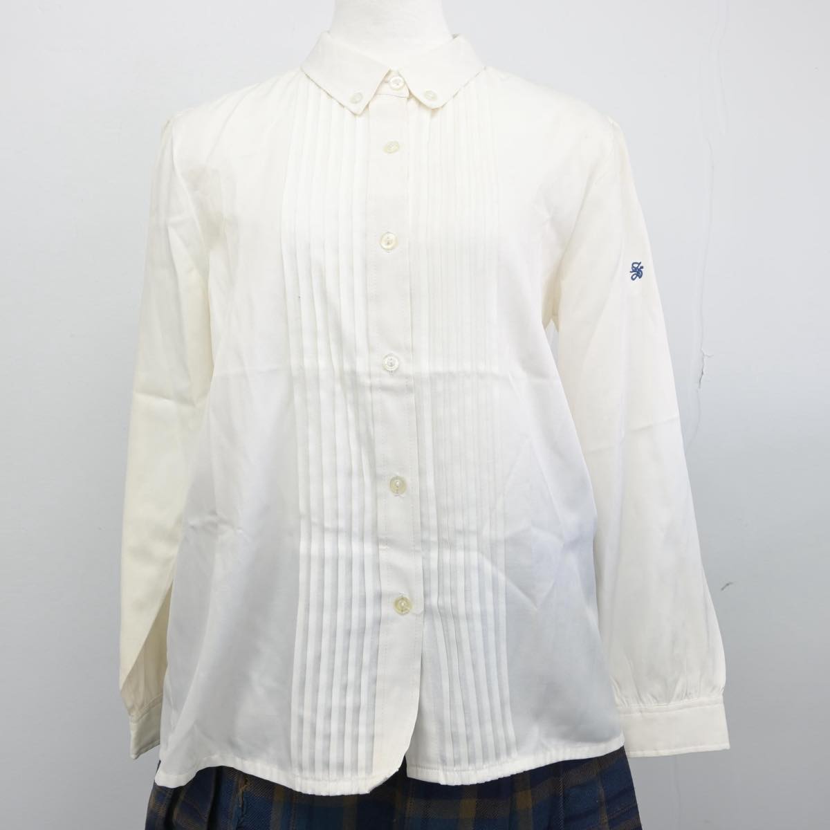 【中古】岡山県 山陽女子学園高等部 女子制服 4点（ブレザー・ベスト・シャツ・スカート）sf029939