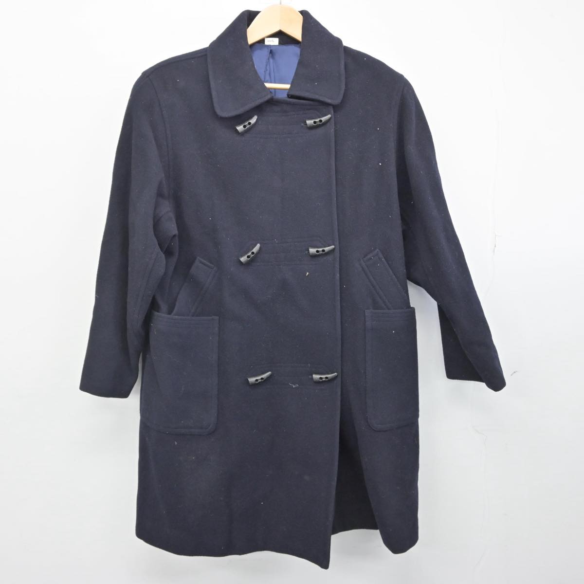 【中古】岡山県 山陽女子学園高等部 女子制服 1点（コート）sf029941