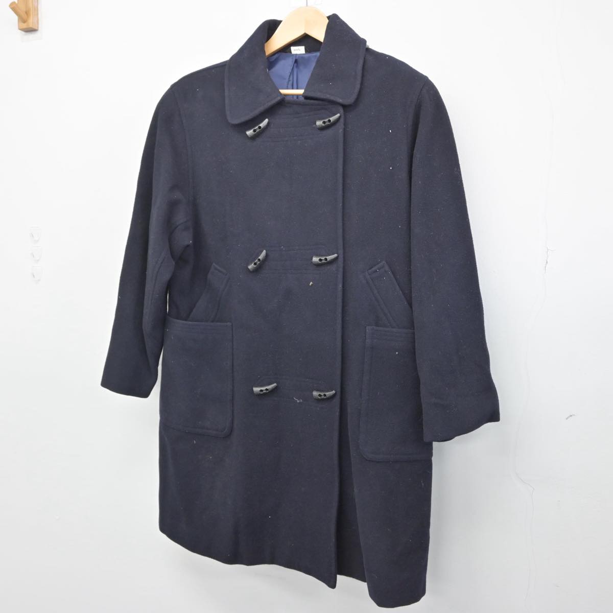 【中古】岡山県 山陽女子学園高等部 女子制服 1点（コート）sf029941