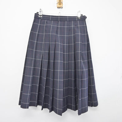 【中古】千葉県 船橋市立三田中学校 女子制服 2点（シャツ・スカート）sf029972