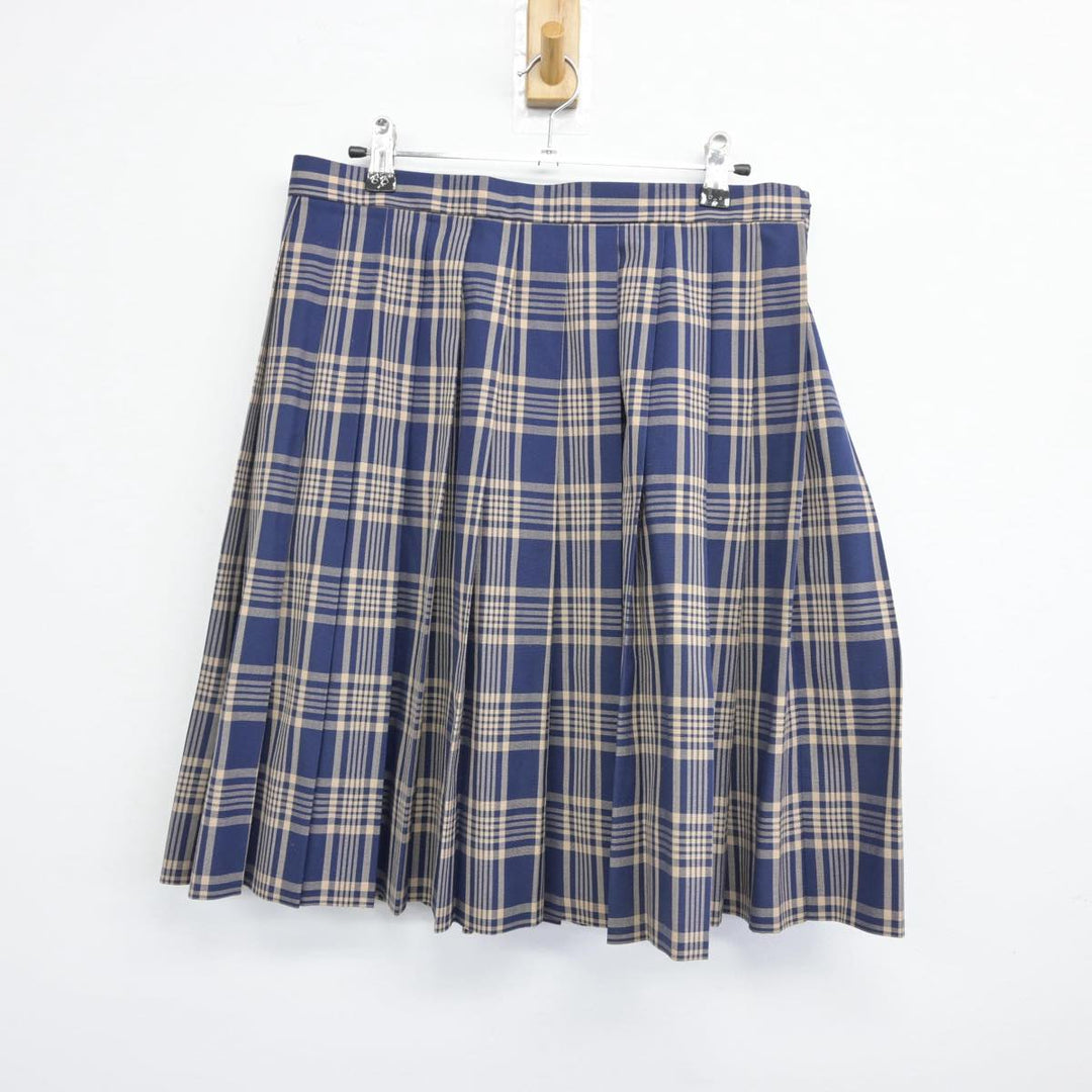 中古】埼玉県 山村学園高等学校 女子制服 2点（ベスト・スカート