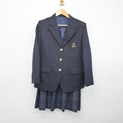 【中古】埼玉県 城南中学校 女子制服 2点（ブレザー・スカート）sf029985