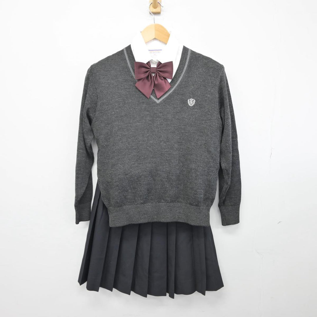 【中古】埼玉県 栄高等学校 女子制服 5点（ブレザー・ニット・シャツ・スカート）sf029986 | 中古制服通販パレイド