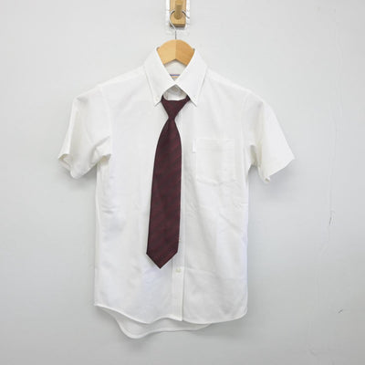 【中古】埼玉県 栄高等学校 女子制服 4点（ニットベスト・シャツ・スカート）sf029987