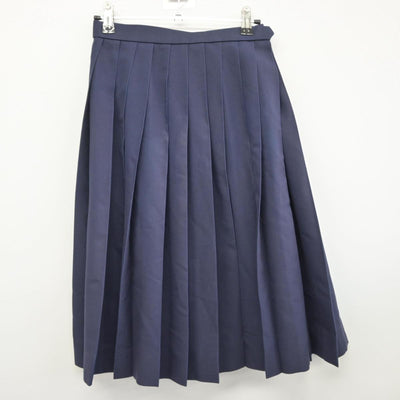 【中古】愛媛県 久米中学校 女子制服 2点（セーラー服・スカート）sf030000