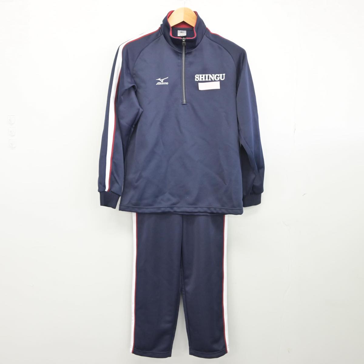 【中古】福岡県 新宮高等学校 女子制服 2点（ジャージ 上・ジャージ 下）sf030013