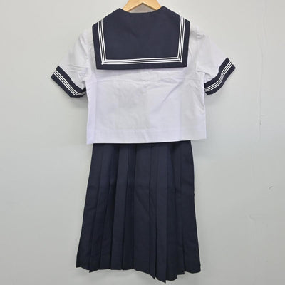 【中古】東京都 豊島岡女子学園高等学校 女子制服 4点（セーラー服・スカート）sf030019