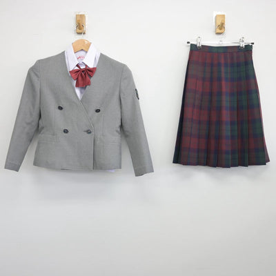 【中古】東京都 青山中学校 女子制服 4点（ブレザー・シャツ・スカート）sf030024