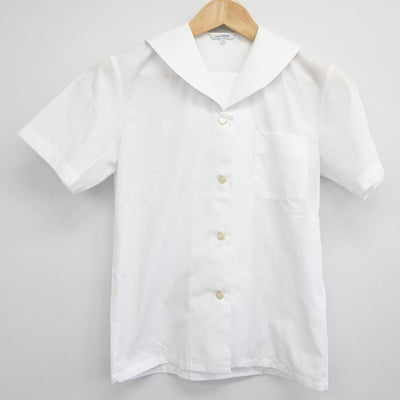 【中古】茨城県 茨城中学校 女子制服 3点（シャツ・ニットベスト・スカート）sf030039