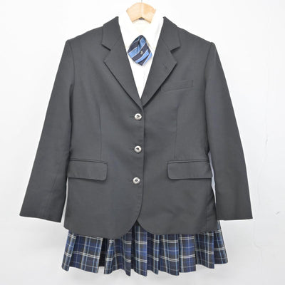 【中古】東京都 白梅学園高等学校 女子制服 5点（ブレザー・シャツ・スカート）sf030049