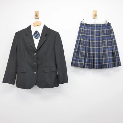 【中古】東京都 白梅学園高等学校 女子制服 5点（ブレザー・シャツ・スカート）sf030049