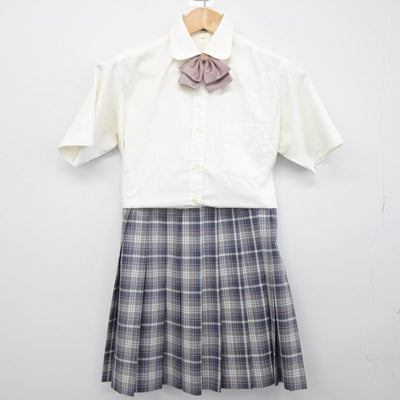 【中古】東京都 白梅学園高等学校 女子制服 3点（シャツ・スカート）sf030051