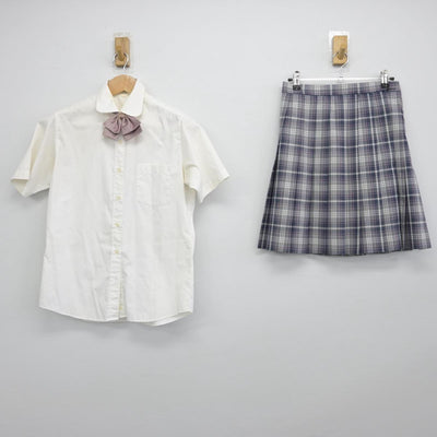 【中古】東京都 白梅学園高等学校 女子制服 3点（シャツ・スカート）sf030051