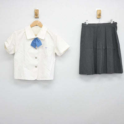 【中古】埼玉県 浦和明の星女子高等学校 女子制服 3点（シャツ・スカート）sf030054