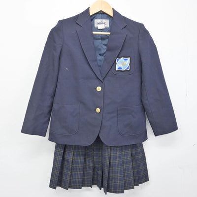 【中古】京都府 長岡第三中学校 女子制服 3点（ブレザー・スカート・スカート）sf030057