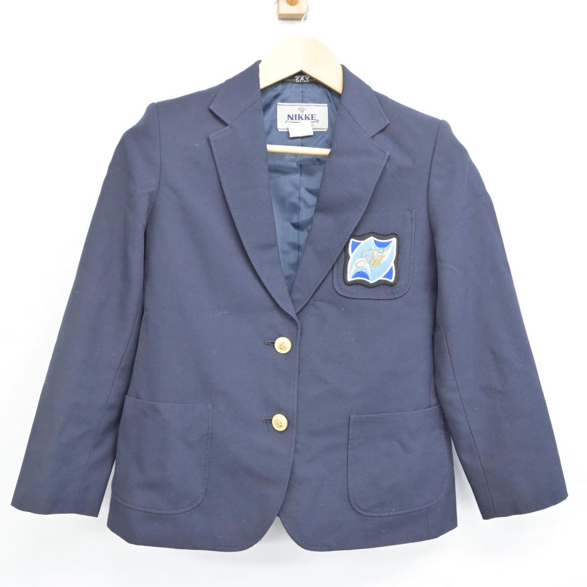 【中古】京都府 長岡第三中学校 女子制服 3点（ブレザー・スカート・スカート）sf030057