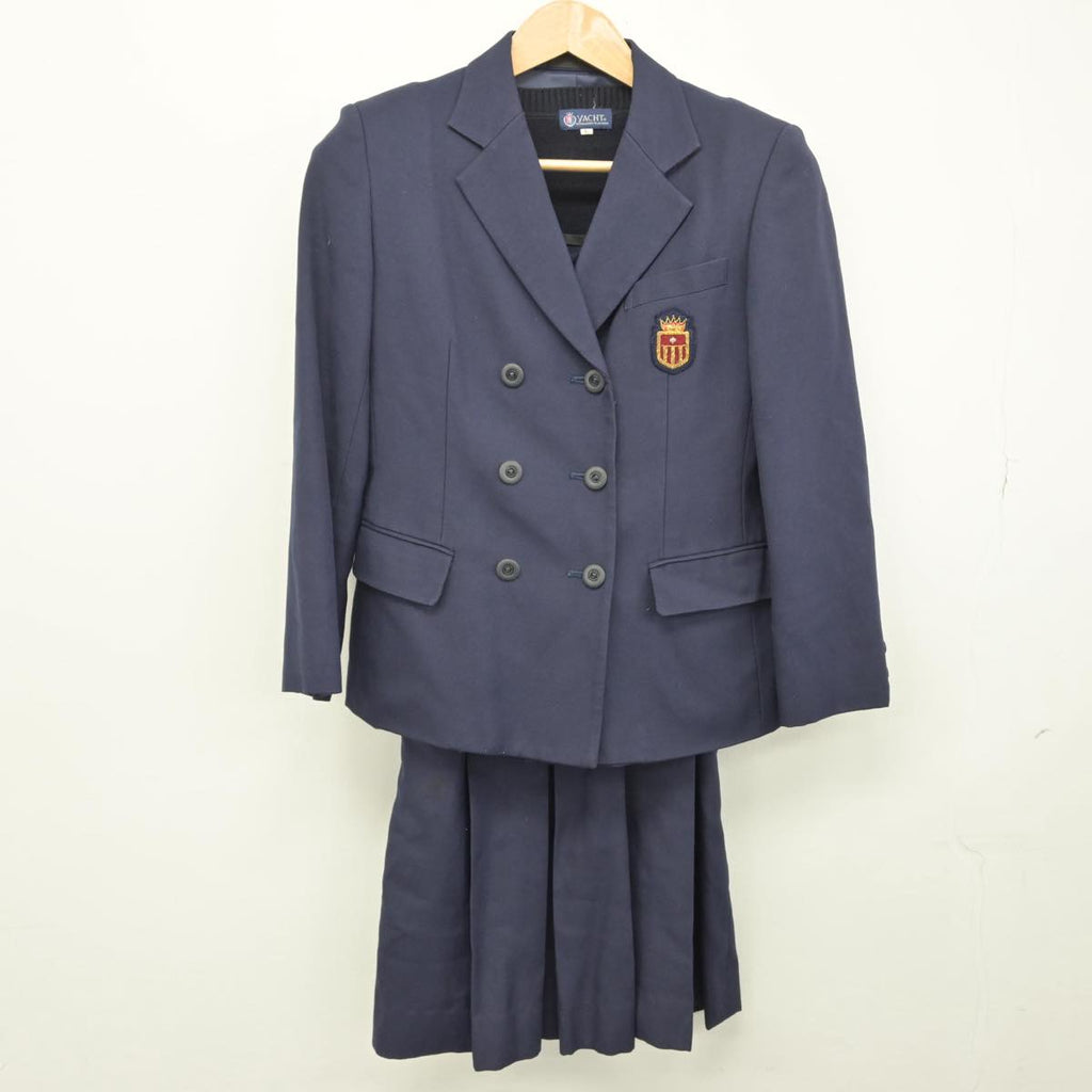 【中古】東京都 光塩女子学院 高等科 女子制服 3点（ブレザー・ニット・ジャンパースカート）sf030061