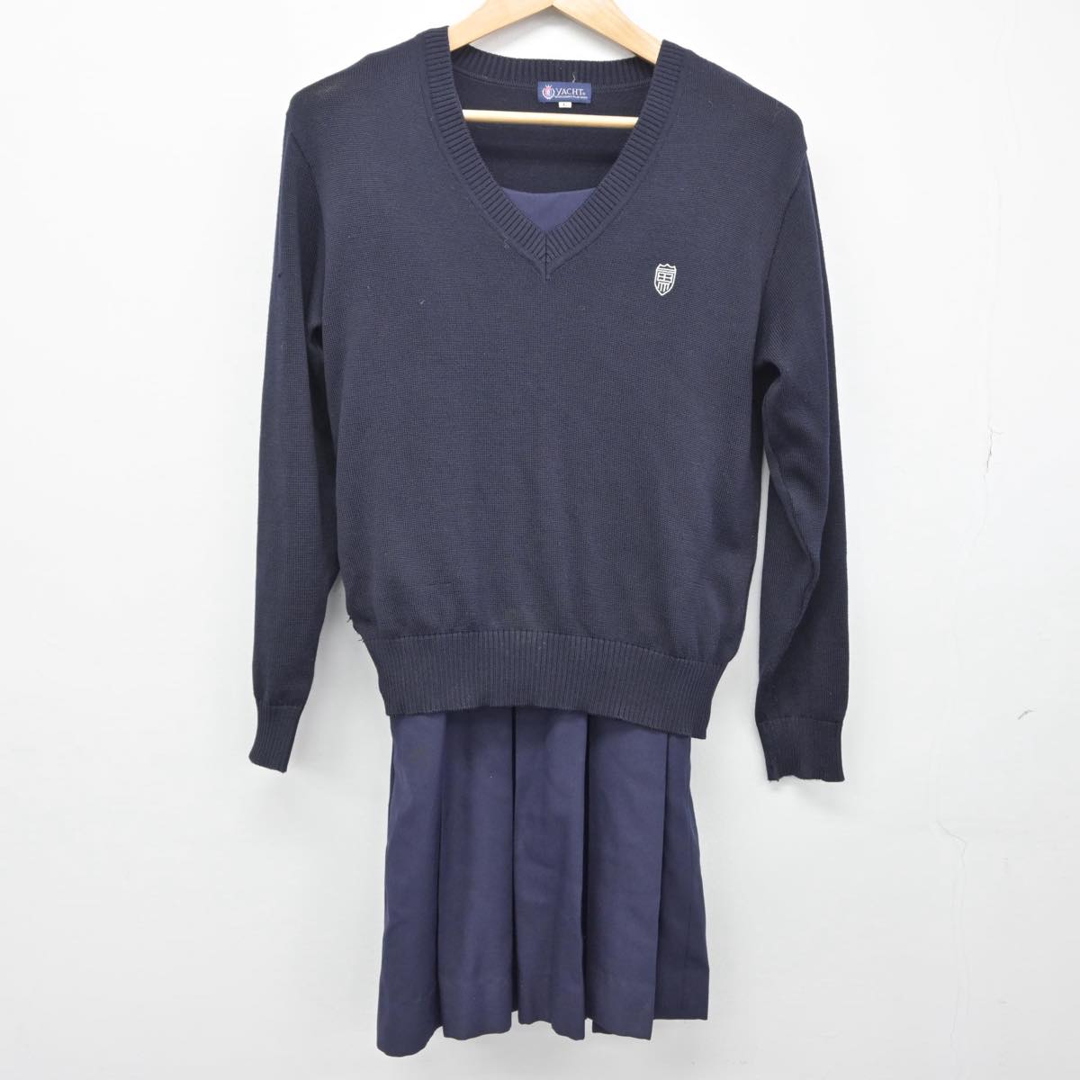 【中古】東京都 光塩女子学院 高等科 女子制服 3点（ブレザー・ニット・ジャンパースカート）sf030061