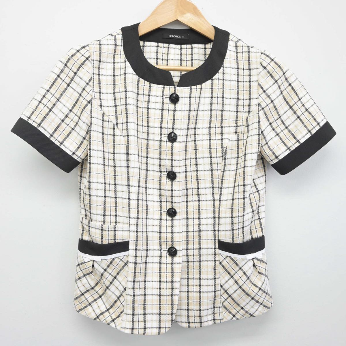 【中古】 事務服 女子制服 1点（シャツ）sf030064