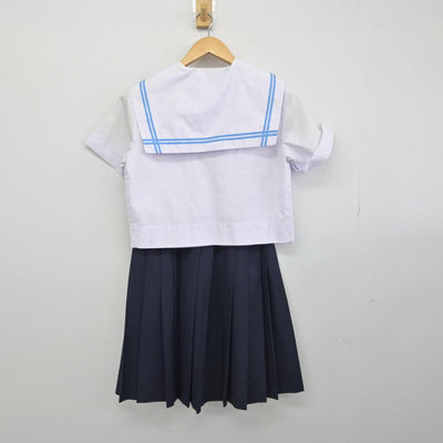 【中古】大阪府 富田林市立第二中学校 女子制服 2点（セーラー服・スカート）sf030072