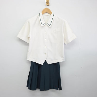 【中古】鹿児島県 松陽高等学校 女子制服 2点（シャツ・スカート）sf030081