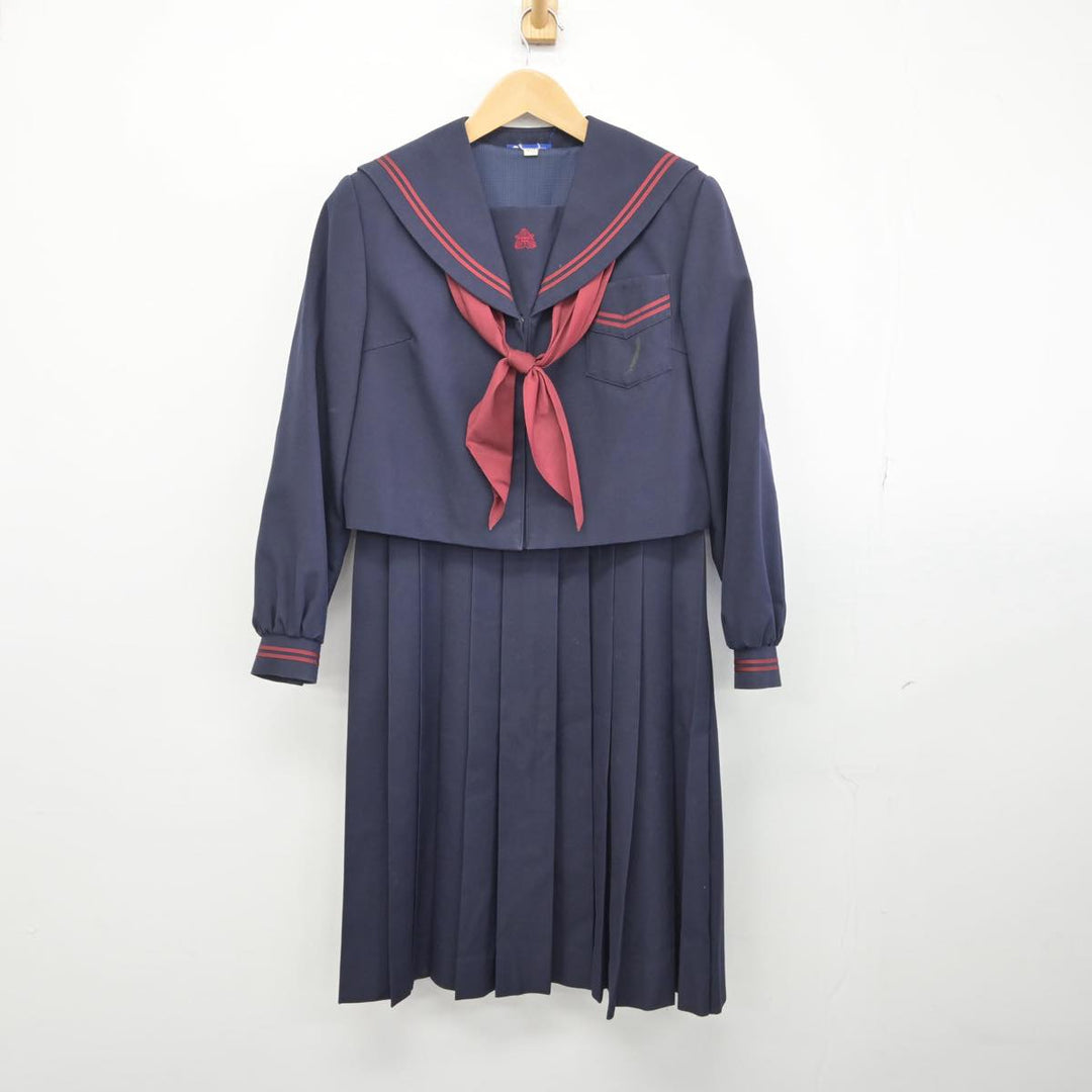 【中古】鹿児島県 鹿児島市立城西中学校 女子制服 3点（セーラー服・ジャンパースカート）sf030083 | 中古制服通販パレイド