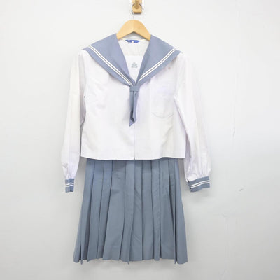 【中古】鹿児島県 鹿児島市立城西中学校 女子制服 5点（セーラー服・セーラー服・スカート）sf030084