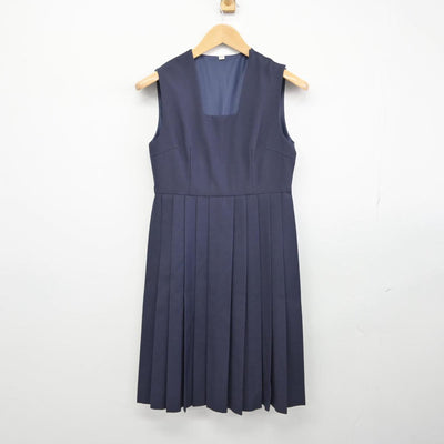 【中古】鹿児島県 鹿児島市立城西中学校 女子制服 2点（セーラー服・ジャンパースカート）sf030085