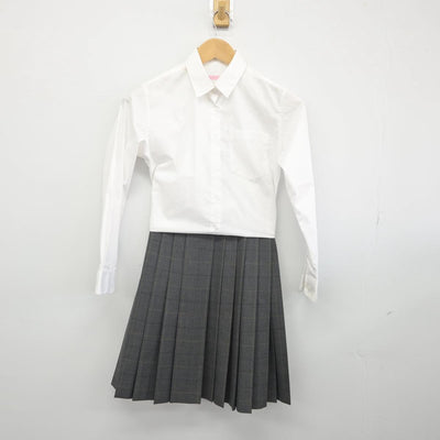 【中古】東京都 清瀬第三中学校 女子制服 2点（シャツ・スカート）sf030086