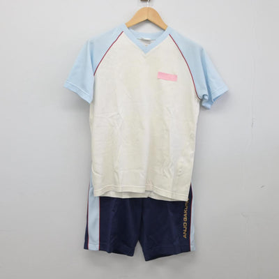 【中古】愛知県 安城学園高等学校 女子制服 2点（体操服 上・体操服 下）sf030113