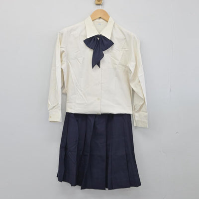 【中古】愛知県 安城学園高等学校 女子制服 5点（ブレザー・ニット・シャツ・スカート）sf030114