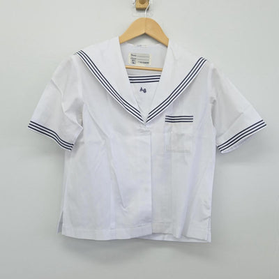 【中古】愛知県 安城学園高等学校 女子制服 2点（ニットベスト・セーラー服）sf030116