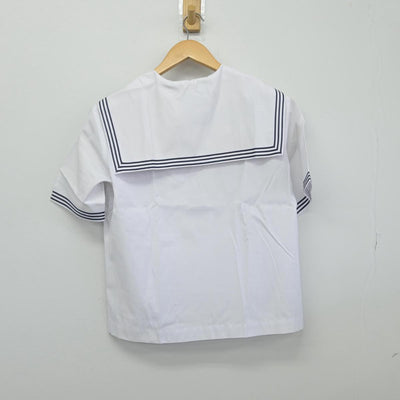 【中古】愛知県 安城学園高等学校 女子制服 2点（ニットベスト・セーラー服）sf030116