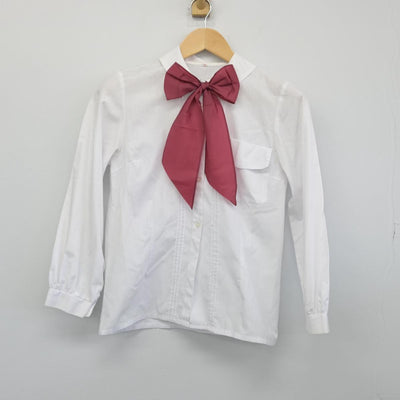 【中古】千葉県 我孫子中学校 女子制服 4点（ブレザー・シャツ・ジャンパースカート）sf030123